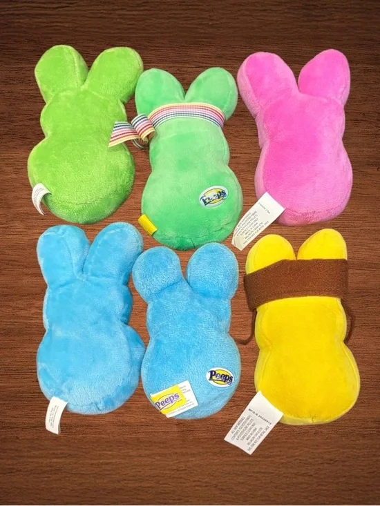 PEEPS LOT OF 6 STUFFED TOYS 5”. - Picture 2 of 3